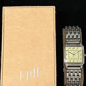 J. Jill Silver Square Faced Watch